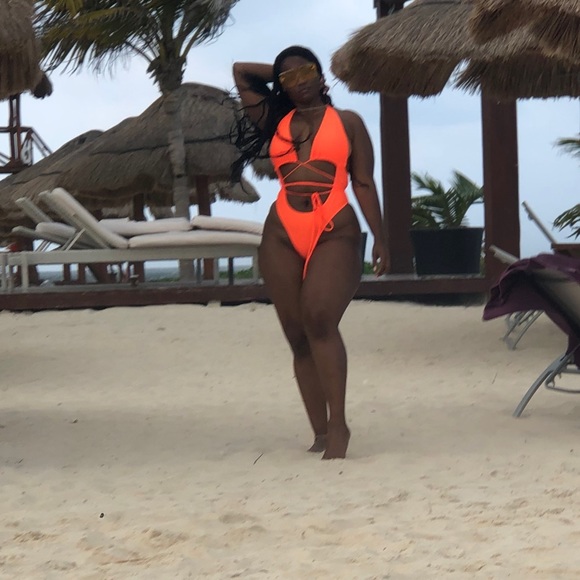 Sexy Strappy One Piece - Picture 2 of 3